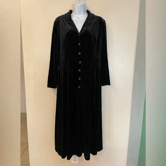 anne klein black velvet dress Anne Klein Women's Black Velvet Dresses
